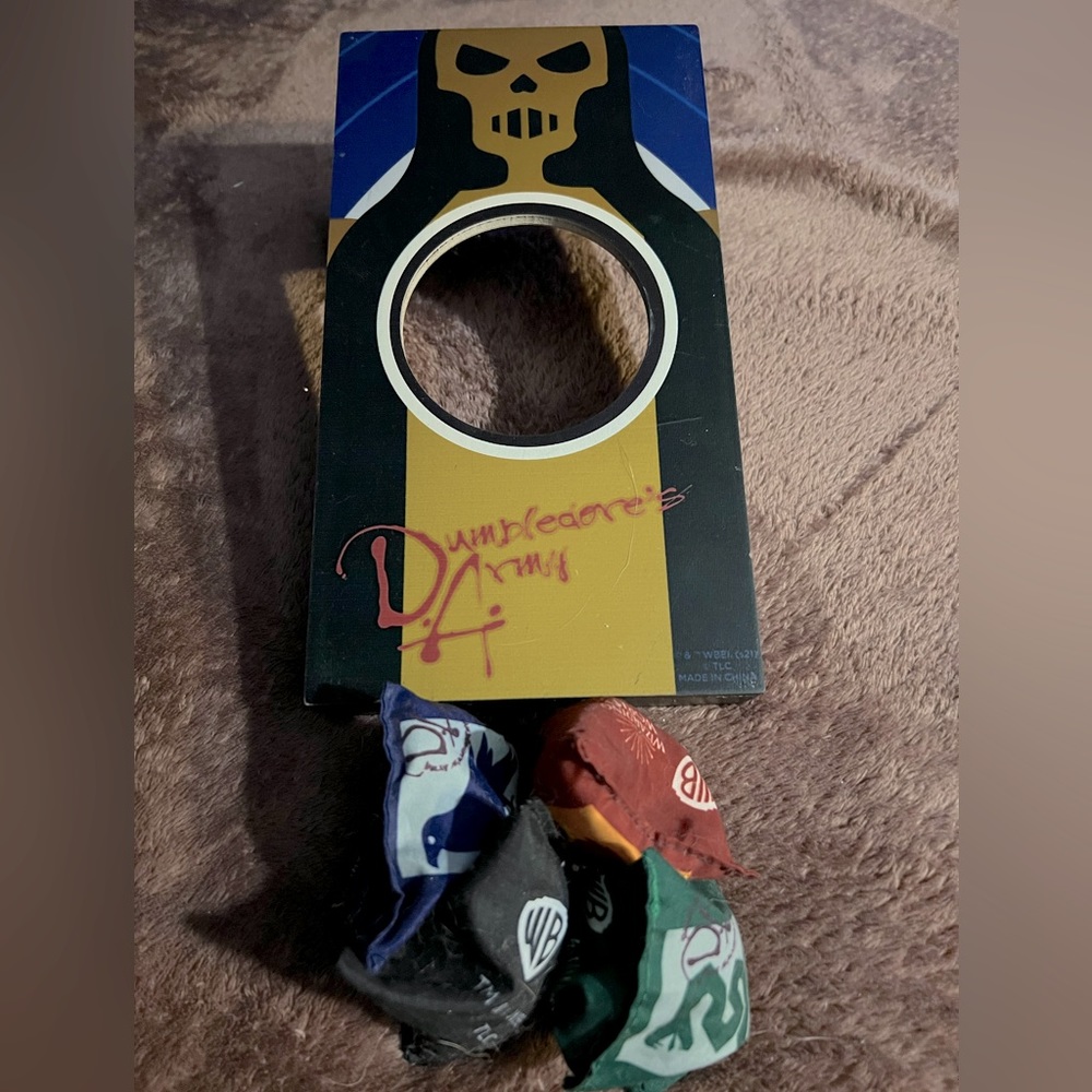 Harry Potter miniature corn hole set!! Perfect for office or game night!